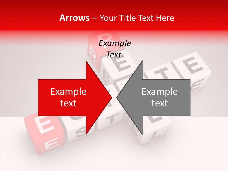 Red Housing Property PowerPoint Template