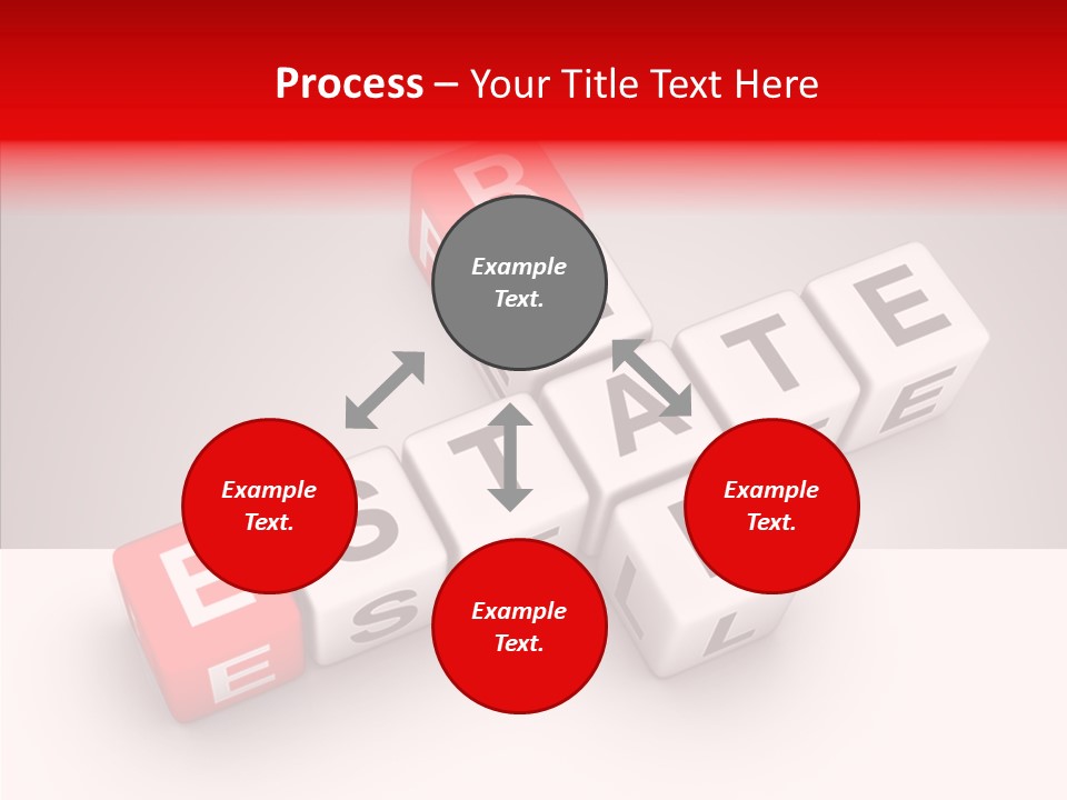 Red Housing Property PowerPoint Template