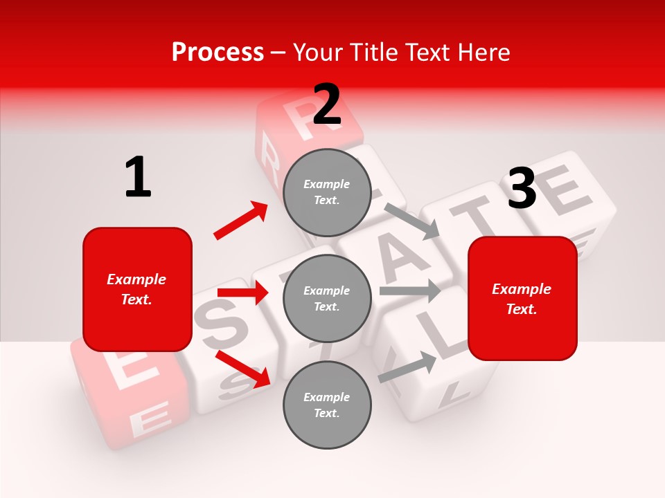 Red Housing Property PowerPoint Template