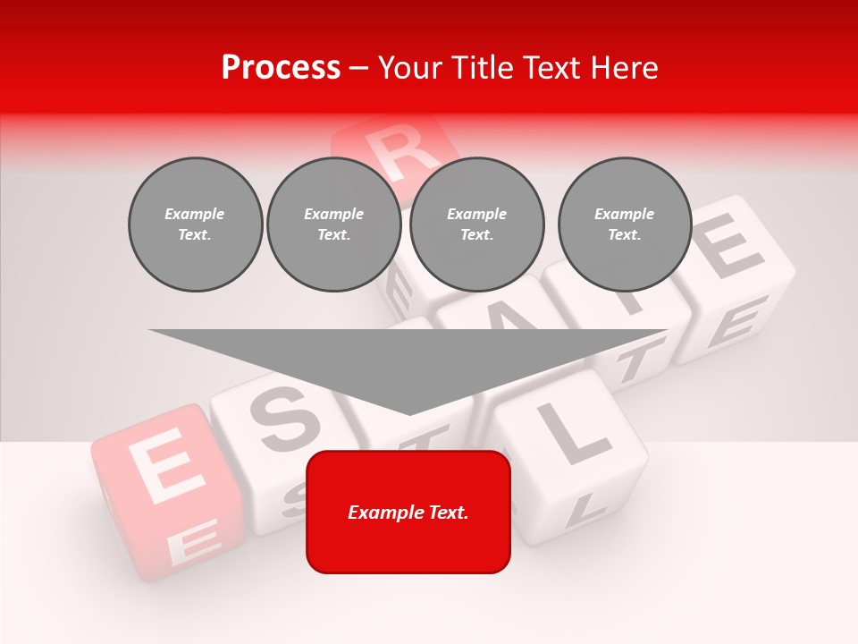 Red Housing Property PowerPoint Template