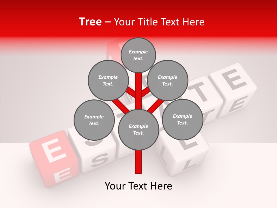 Red Housing Property PowerPoint Template