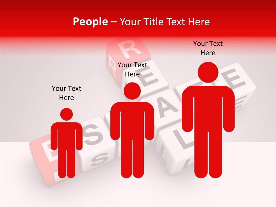 Red Housing Property PowerPoint Template