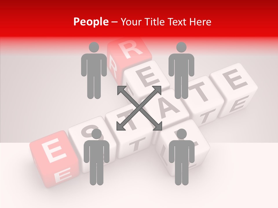 Red Housing Property PowerPoint Template