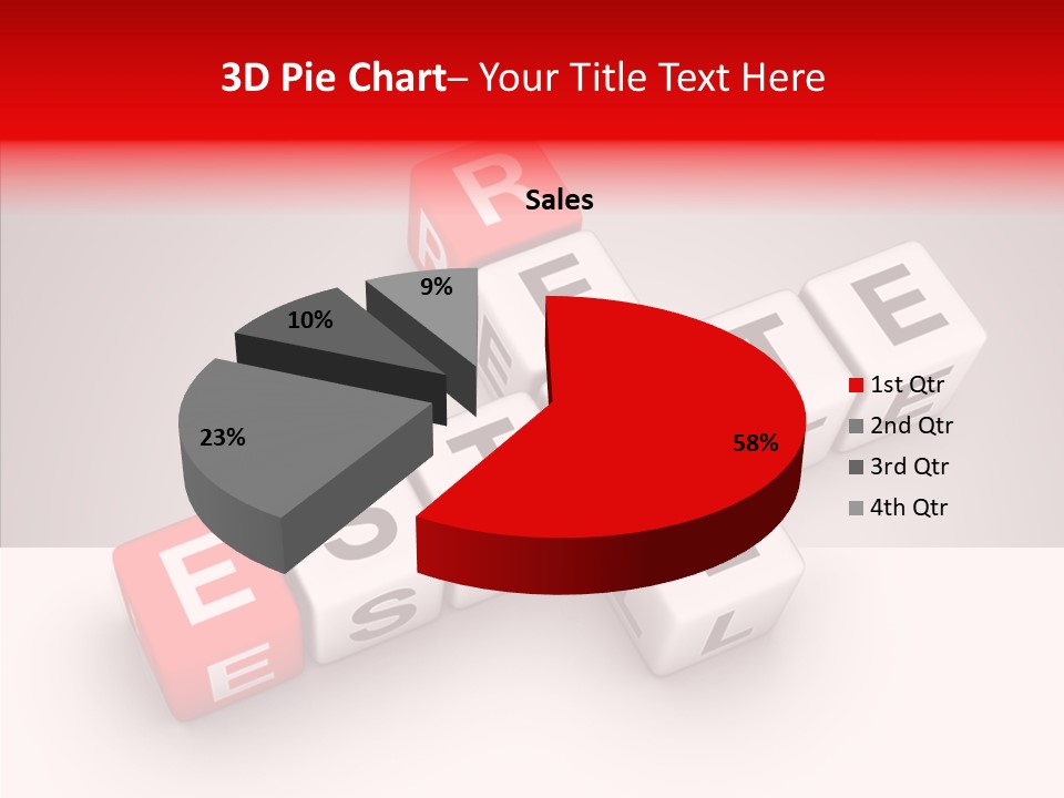 Red Housing Property PowerPoint Template