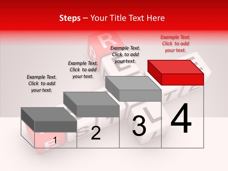 Red Housing Property PowerPoint Template