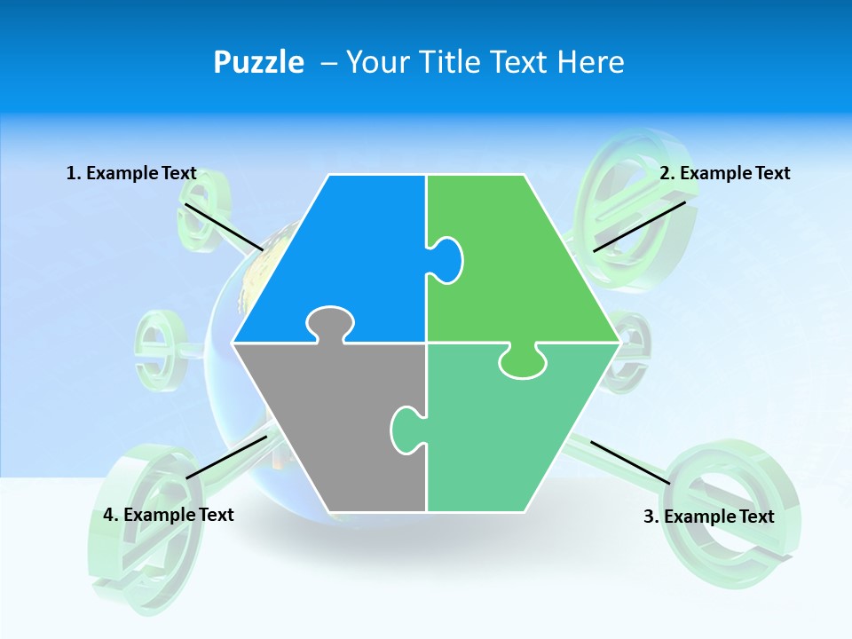 Tech Illustration Commerce PowerPoint Template