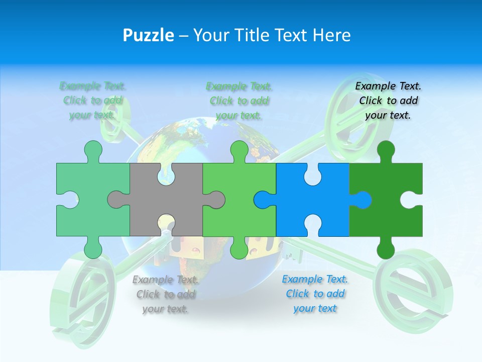Tech Illustration Commerce PowerPoint Template