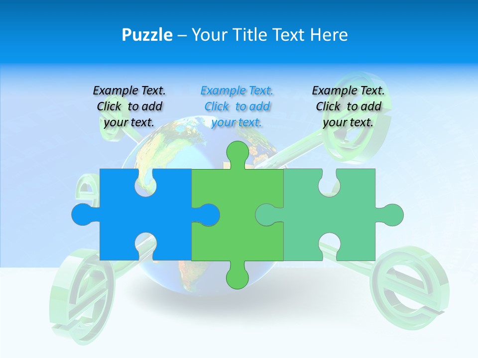 Tech Illustration Commerce PowerPoint Template