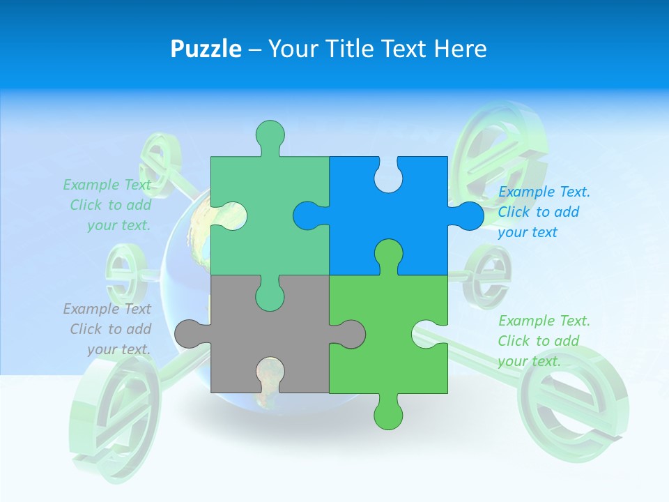 Tech Illustration Commerce PowerPoint Template