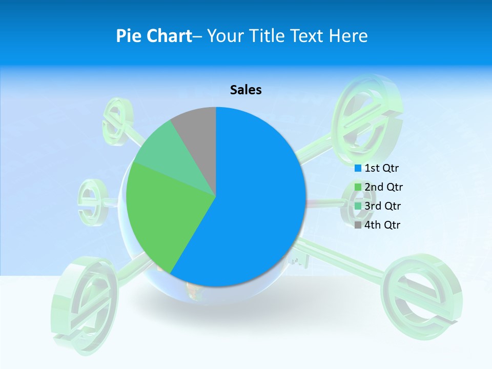 Tech Illustration Commerce PowerPoint Template