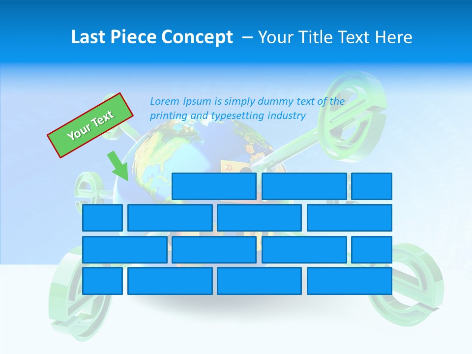 Tech Illustration Commerce PowerPoint Template