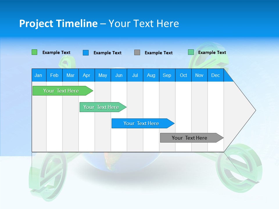 Tech Illustration Commerce PowerPoint Template