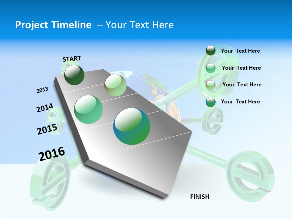 Tech Illustration Commerce PowerPoint Template