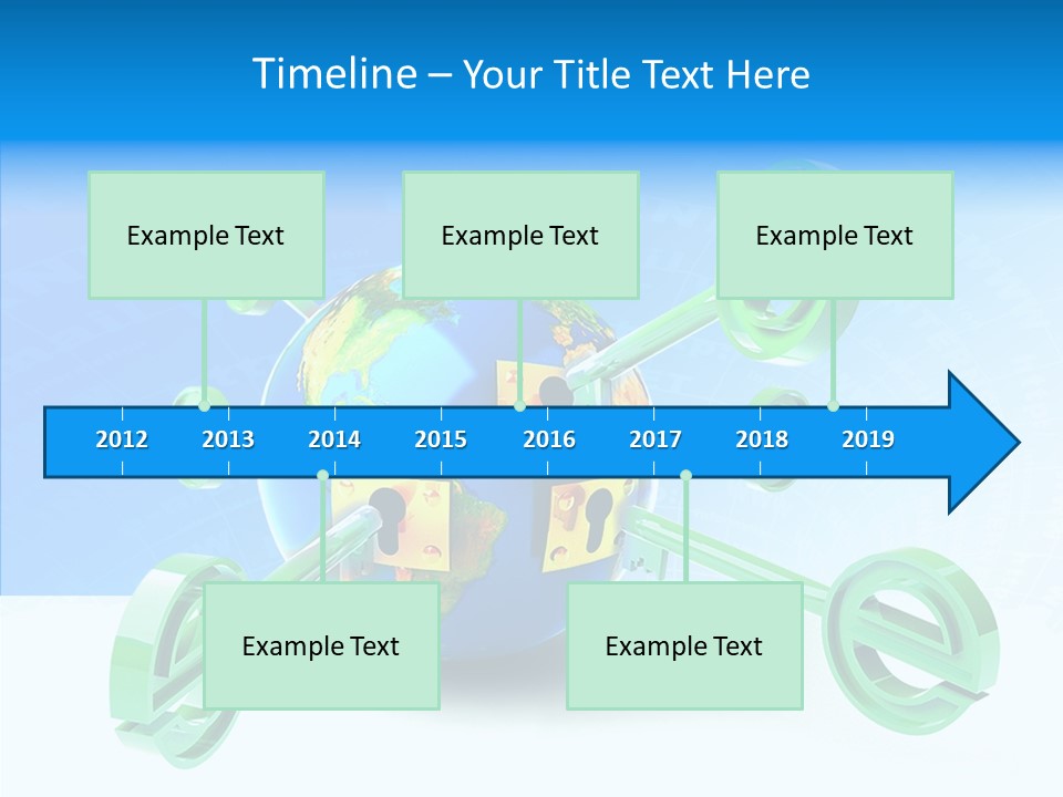 Tech Illustration Commerce PowerPoint Template