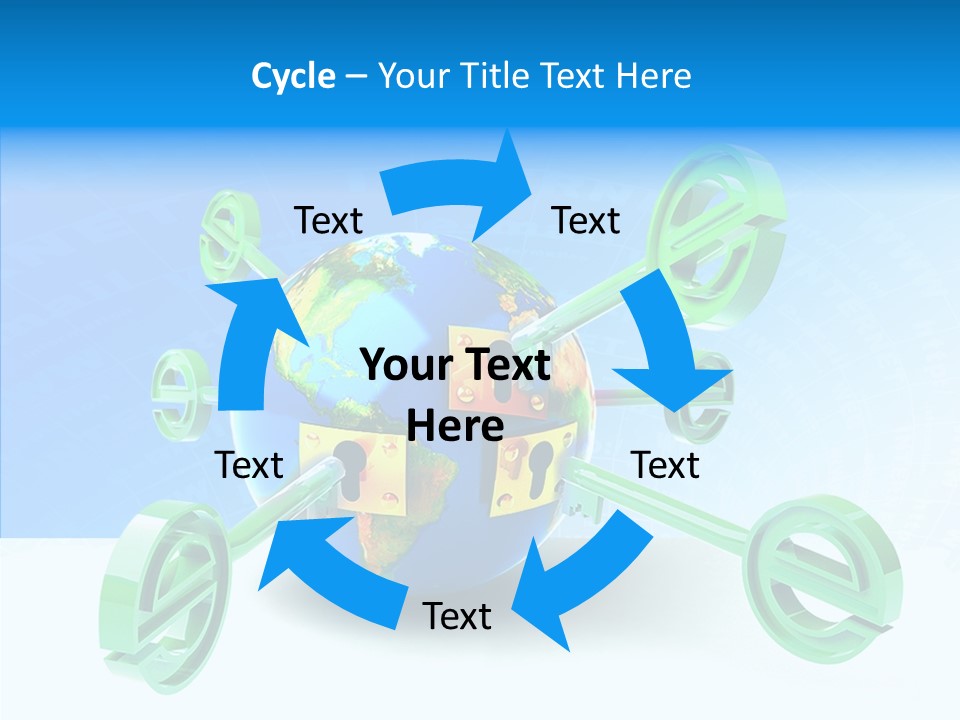 Tech Illustration Commerce PowerPoint Template