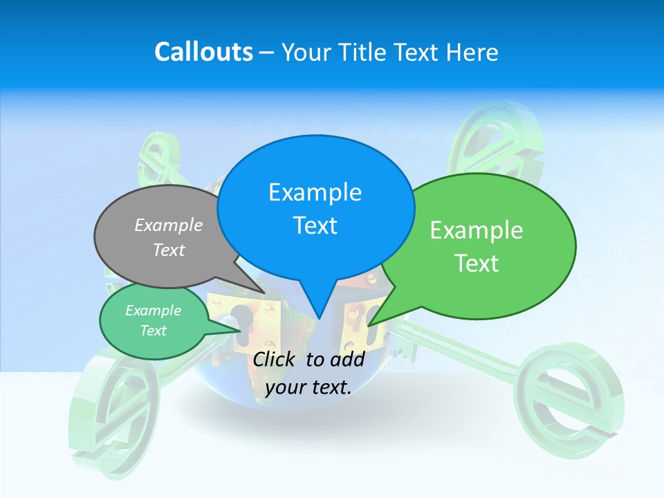 Tech Illustration Commerce PowerPoint Template