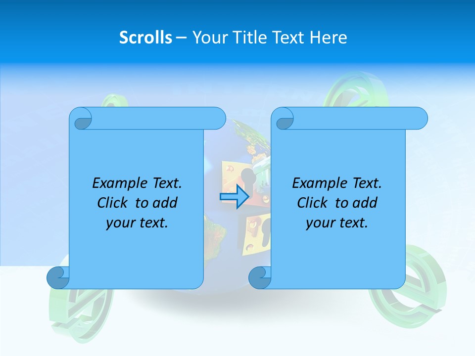 Tech Illustration Commerce PowerPoint Template