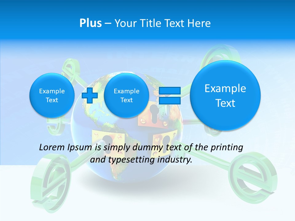Tech Illustration Commerce PowerPoint Template