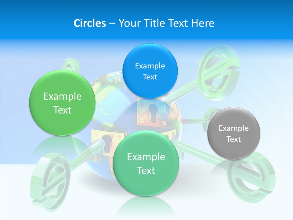 Tech Illustration Commerce PowerPoint Template