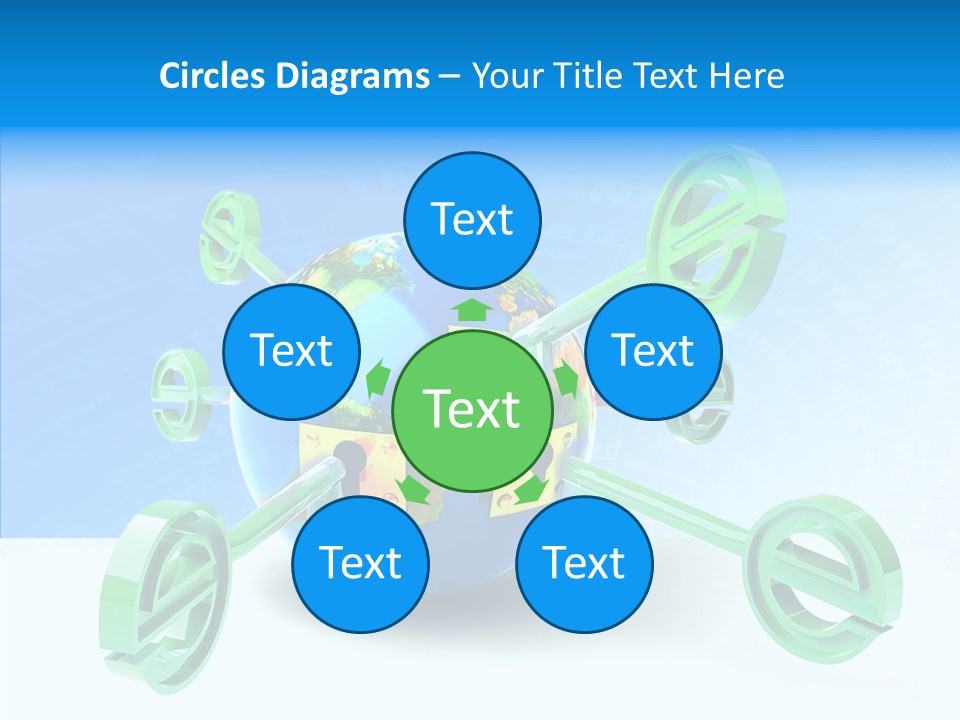 Tech Illustration Commerce PowerPoint Template