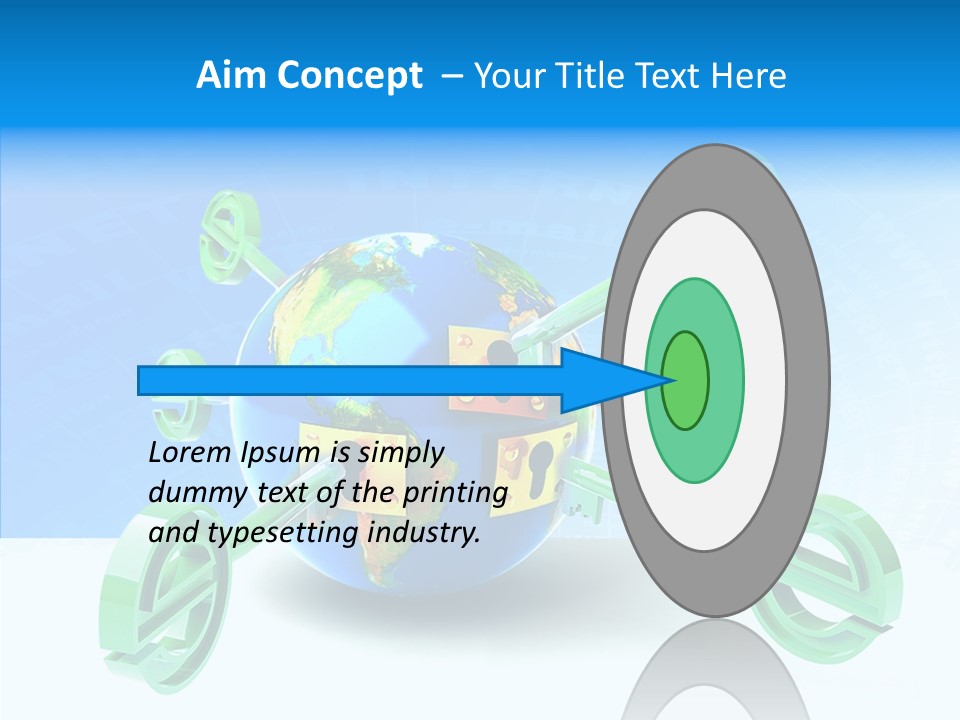 Tech Illustration Commerce PowerPoint Template