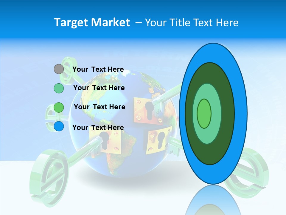 Tech Illustration Commerce PowerPoint Template