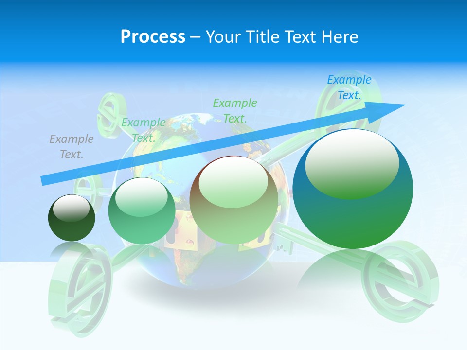 Tech Illustration Commerce PowerPoint Template