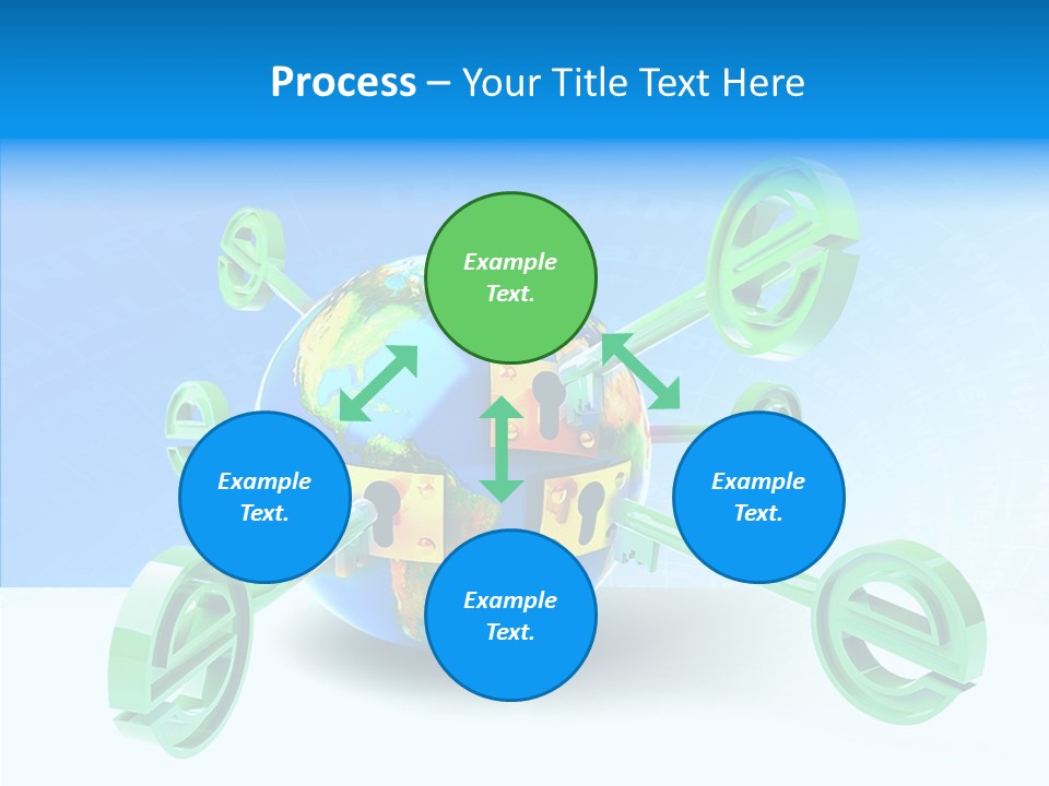 Tech Illustration Commerce PowerPoint Template