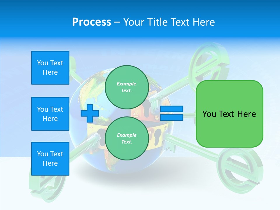 Tech Illustration Commerce PowerPoint Template