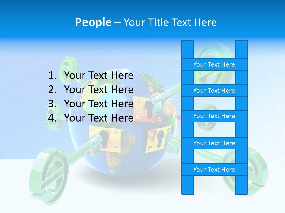 Tech Illustration Commerce PowerPoint Template