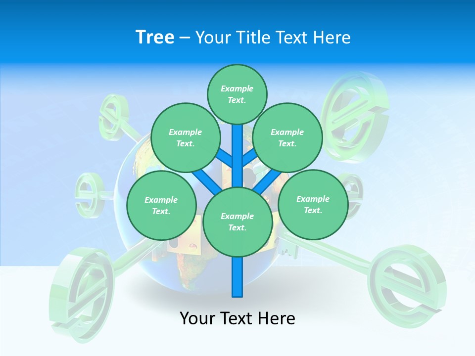 Tech Illustration Commerce PowerPoint Template