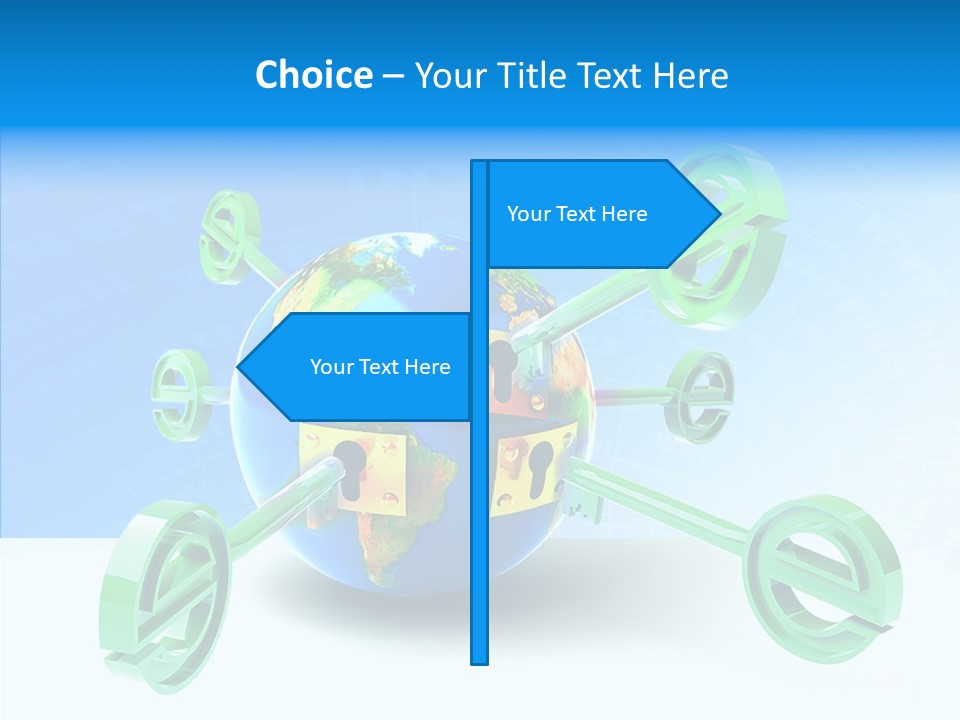 Tech Illustration Commerce PowerPoint Template