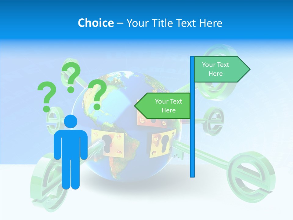 Tech Illustration Commerce PowerPoint Template