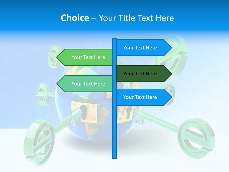 Tech Illustration Commerce PowerPoint Template