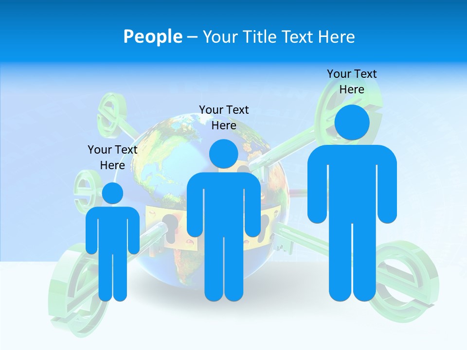 Tech Illustration Commerce PowerPoint Template