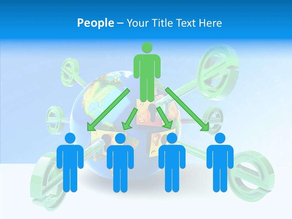 Tech Illustration Commerce PowerPoint Template