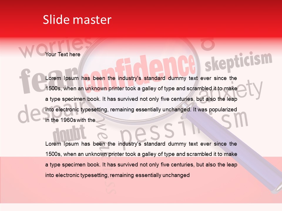 Writing Management Corporation PowerPoint Template