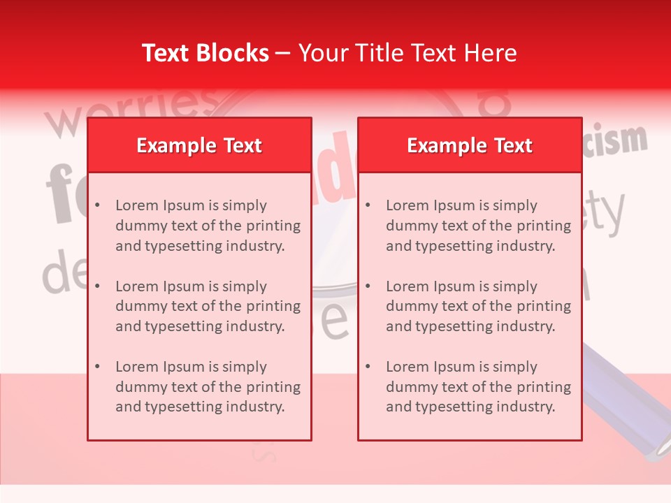 Writing Management Corporation PowerPoint Template