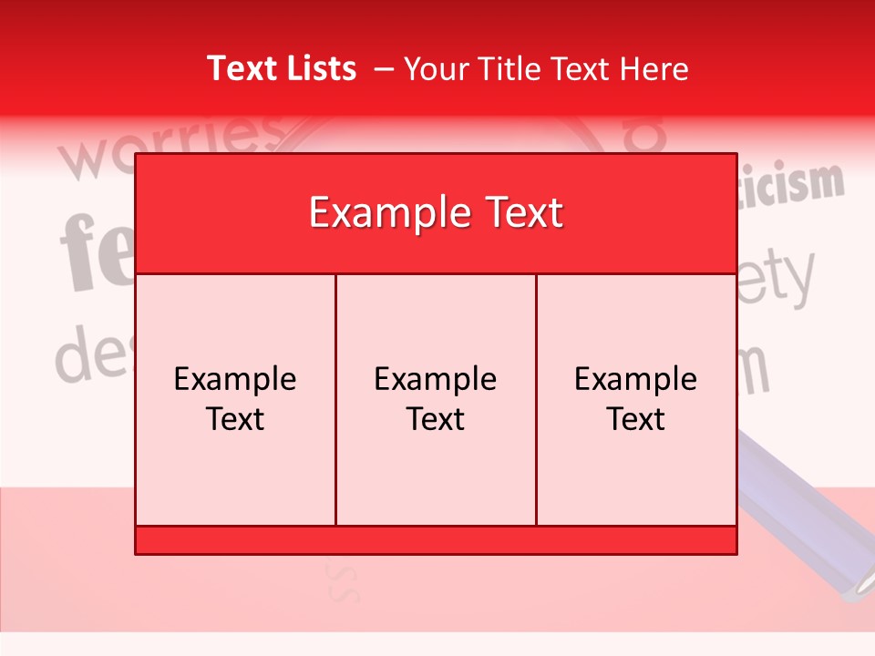 Writing Management Corporation PowerPoint Template