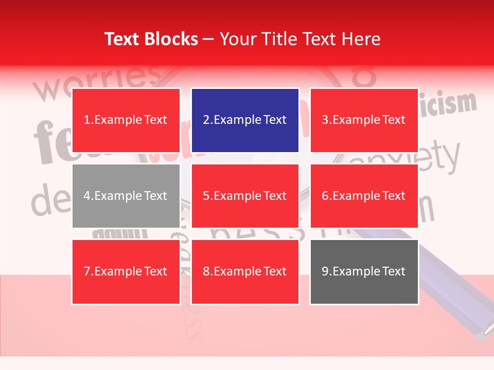 Writing Management Corporation PowerPoint Template