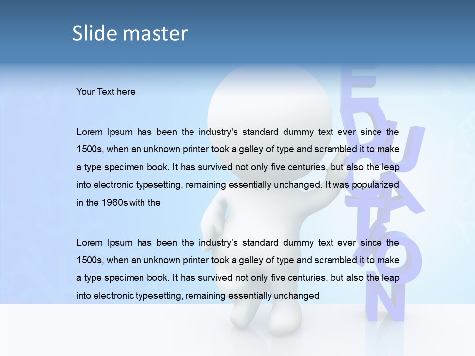 Display Study Image PowerPoint Template