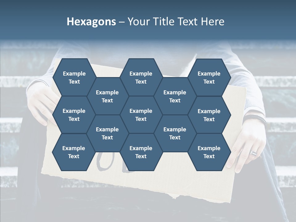 Confusion Economy Man PowerPoint Template