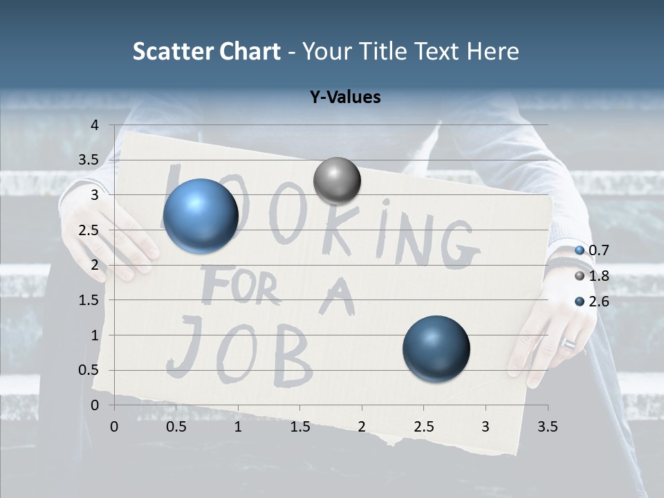 Confusion Economy Man PowerPoint Template