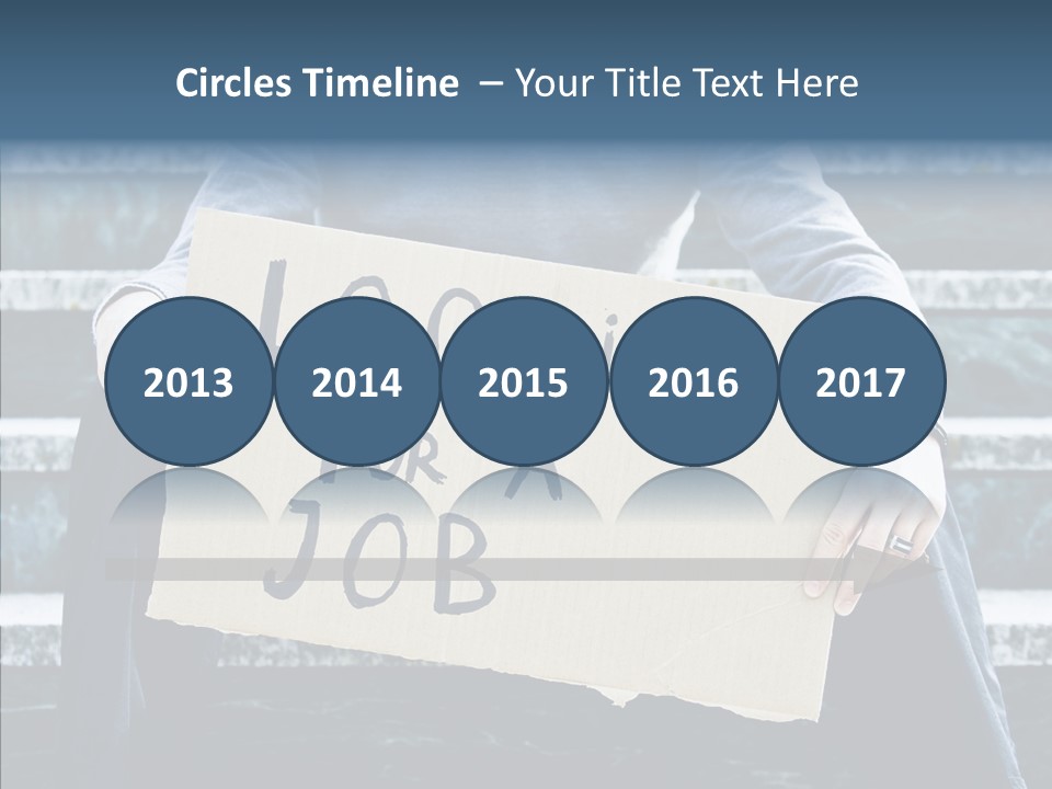 Confusion Economy Man PowerPoint Template