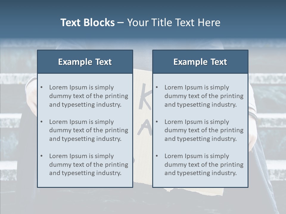 Confusion Economy Man PowerPoint Template