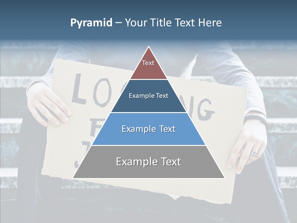 Confusion Economy Man PowerPoint Template