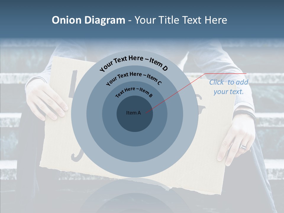 Confusion Economy Man PowerPoint Template