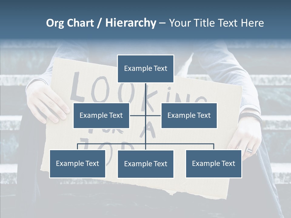 Confusion Economy Man PowerPoint Template