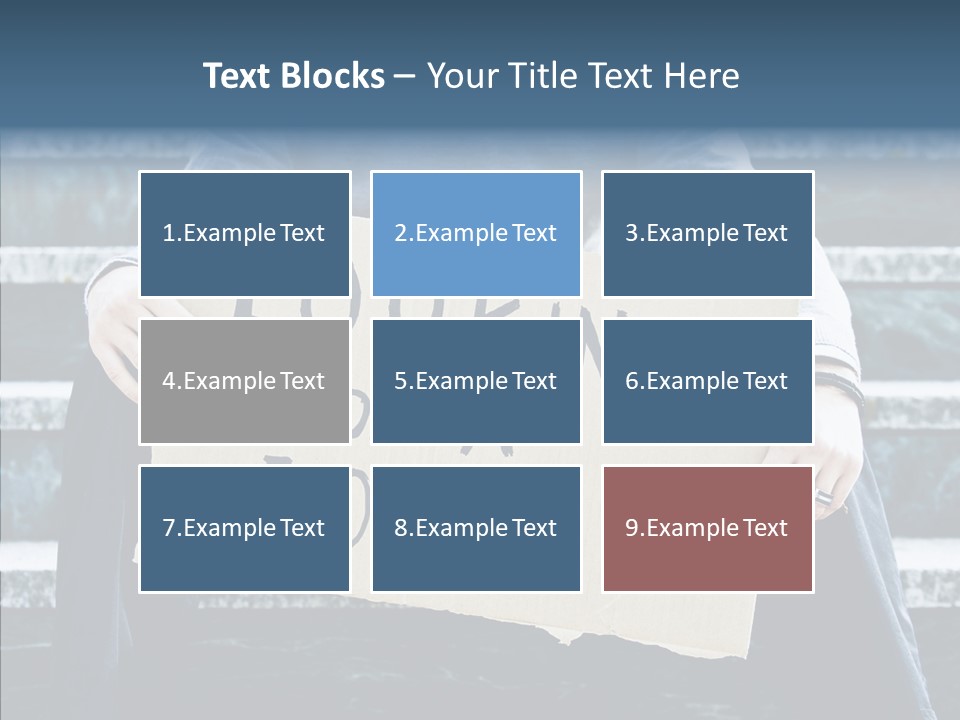 Confusion Economy Man PowerPoint Template