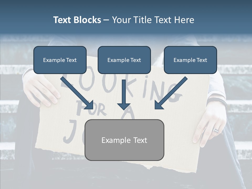 Confusion Economy Man PowerPoint Template